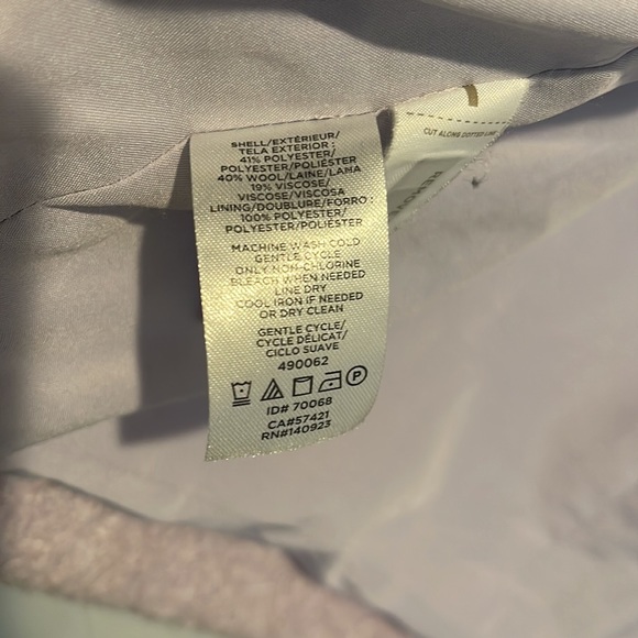 Loft winter coat in lavender - Picture 8 of 9